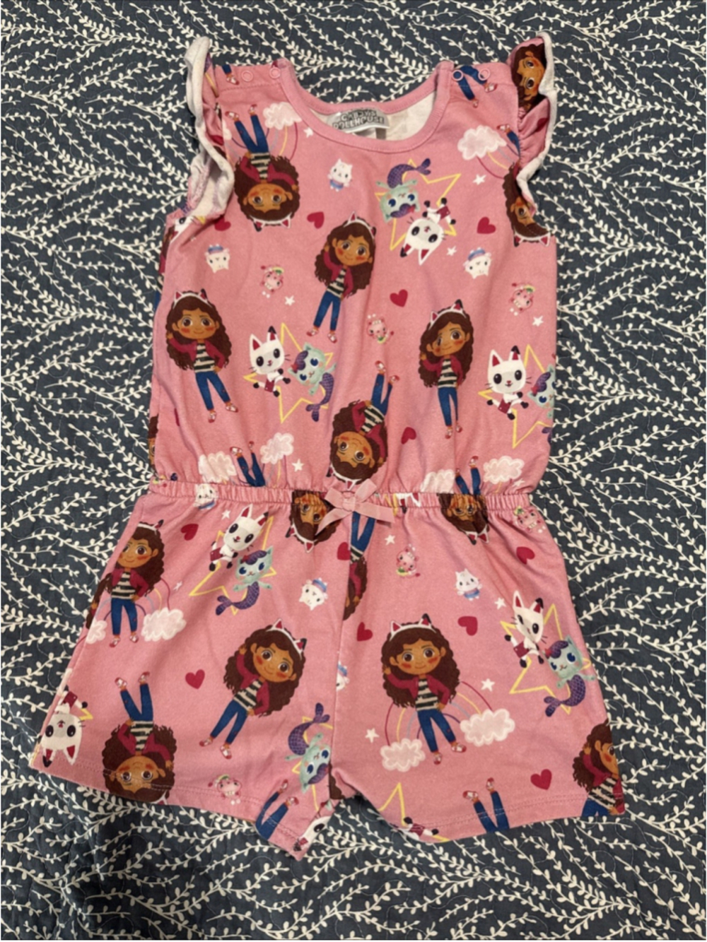 Gabby Dollhouse Girls Size 6 Romper Pink